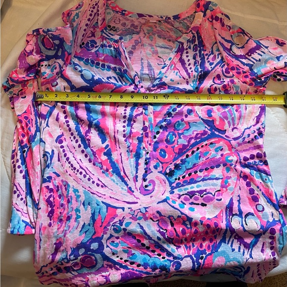 Lilly Pulitzer Meg Blouse Top - Picture 5 of 9